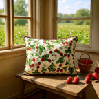 strawberry-bumblebee-print-reversible-cotton-cushion-35x50cm-with-wool-insert