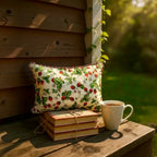 strawberry-bumblebee-print-reversible-cotton-cushion-35x50cm-with-wool-insert