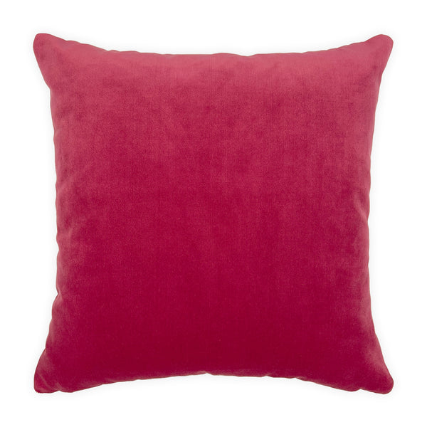 Pink & Beige Jacquard Cushion Cover, Reversible - 45x45cm