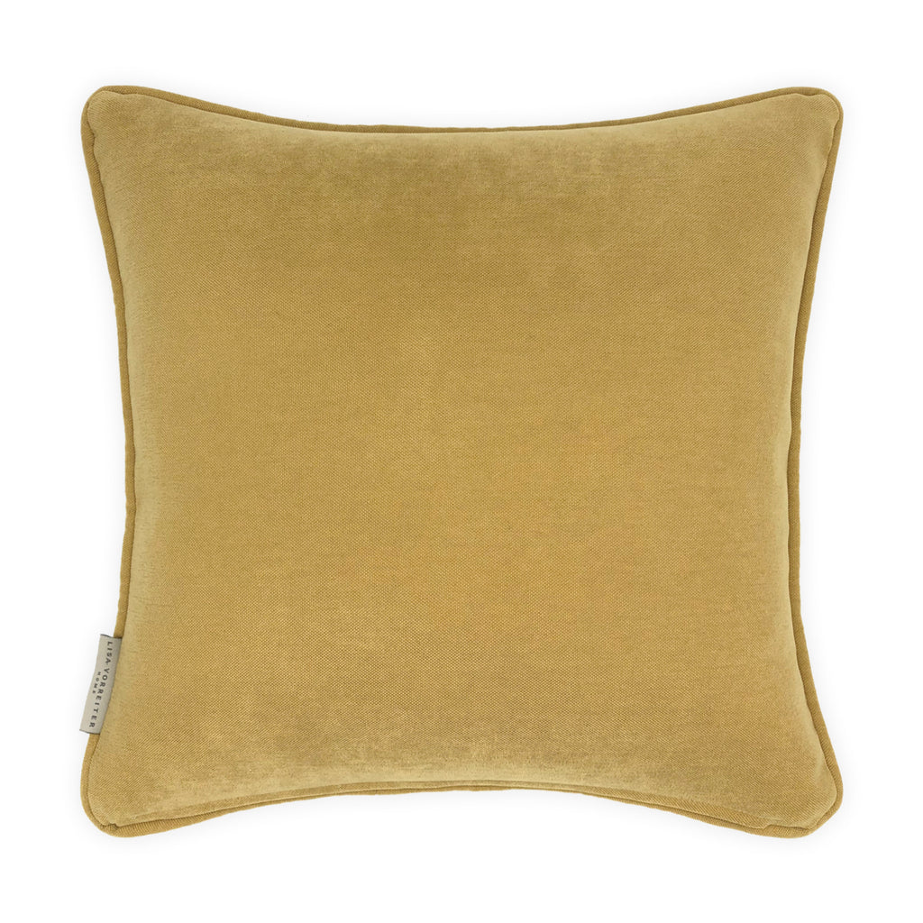 Checked Multicoloured Herringbone Linen Cushion, Reversible - 40x40cm
