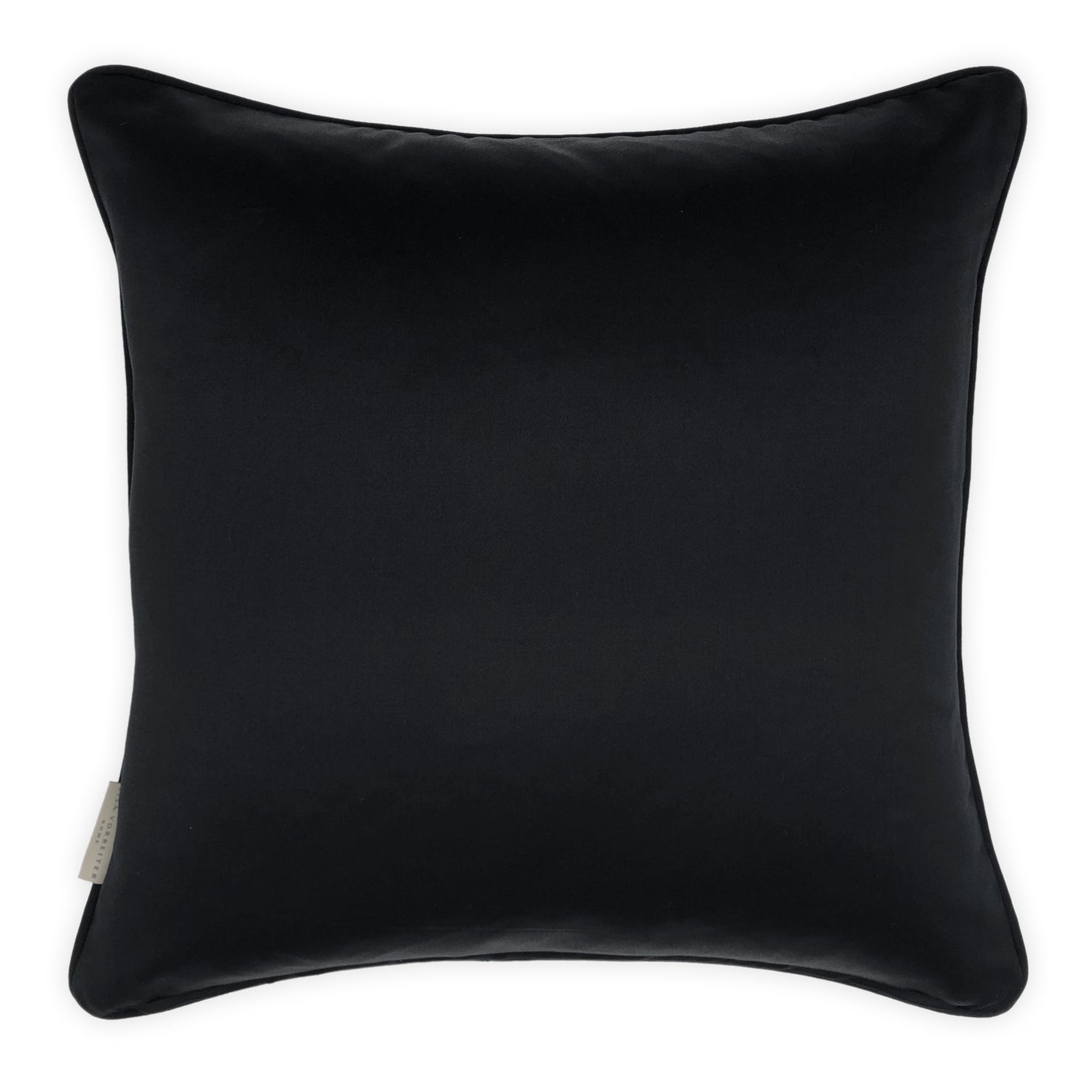 Multicoloured Geometric Striped Silk Cushion, Reversible - 50x50cm