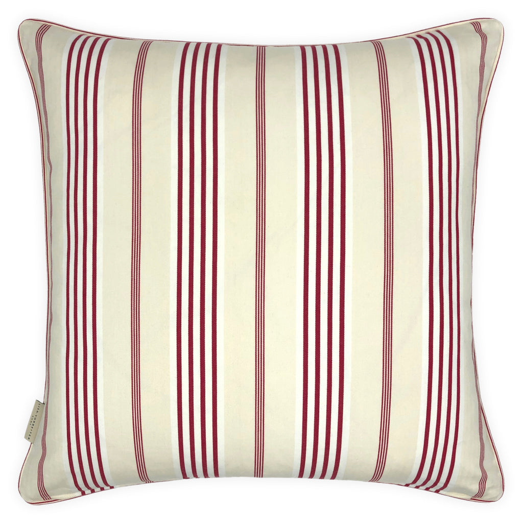 Red, Green & Blue Cashew Nut Tree Cotton Cushion, Reversible 60x60cm