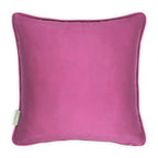 Reversible silk backed sustainable cushion 45x45cm