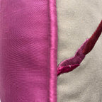 Reversible silk backed sustainable cushion 45x45cm